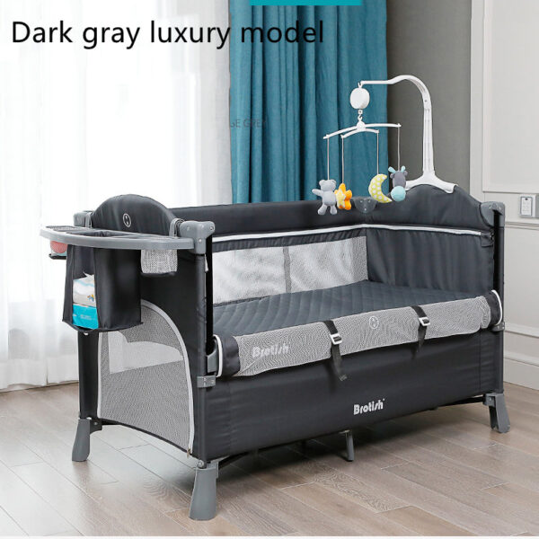 Multifunctional Baby Cot Splicing Large Bed Movable - Image 5