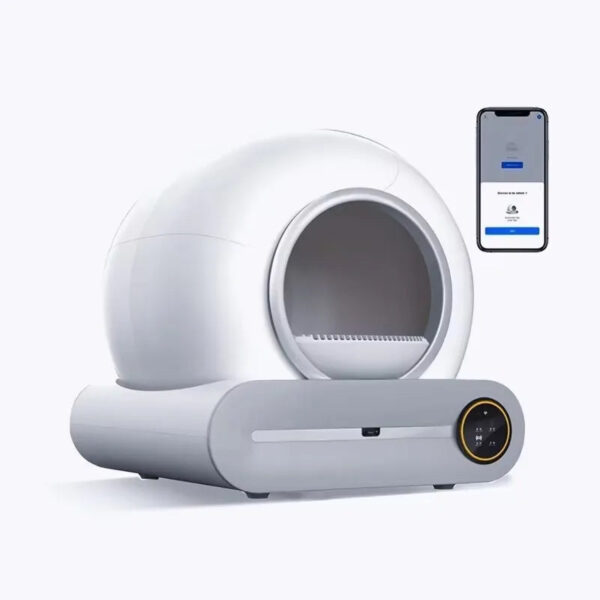Tonepie Automatic Toilet for Cats Self-Cleaning Cat Litter Box APP Control Electric Proof Splash Sandbox Cat Pet Supplies Cat WC - Image 2